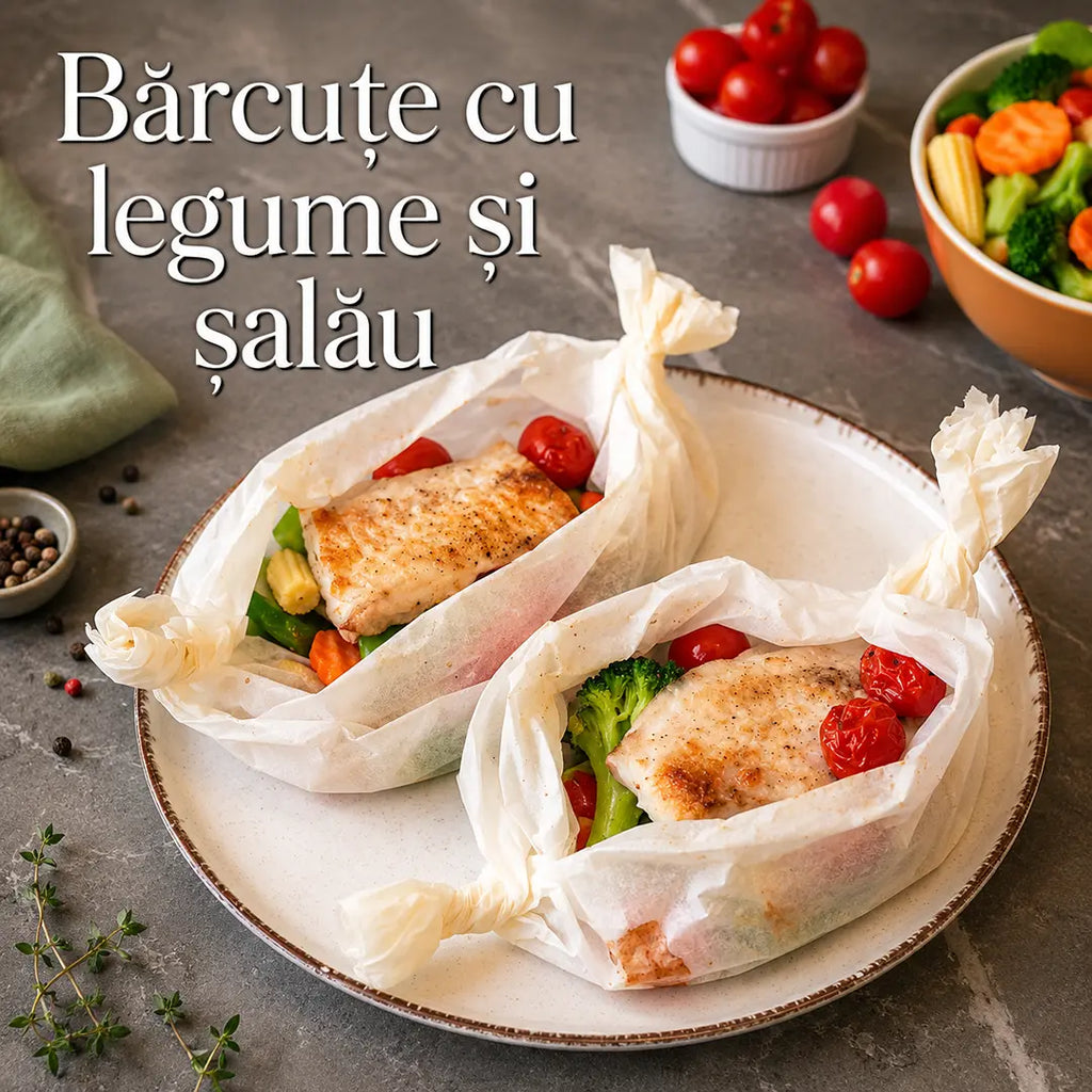 BĂRCUȚE CU LEGUME ȘI ȘALĂU