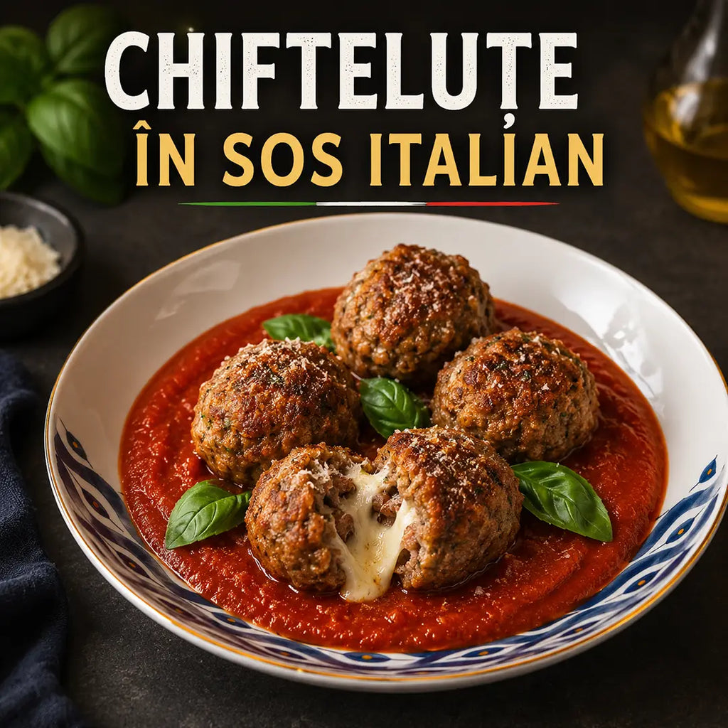 CHIFTELUȚE ÎN SOS ITALIAN