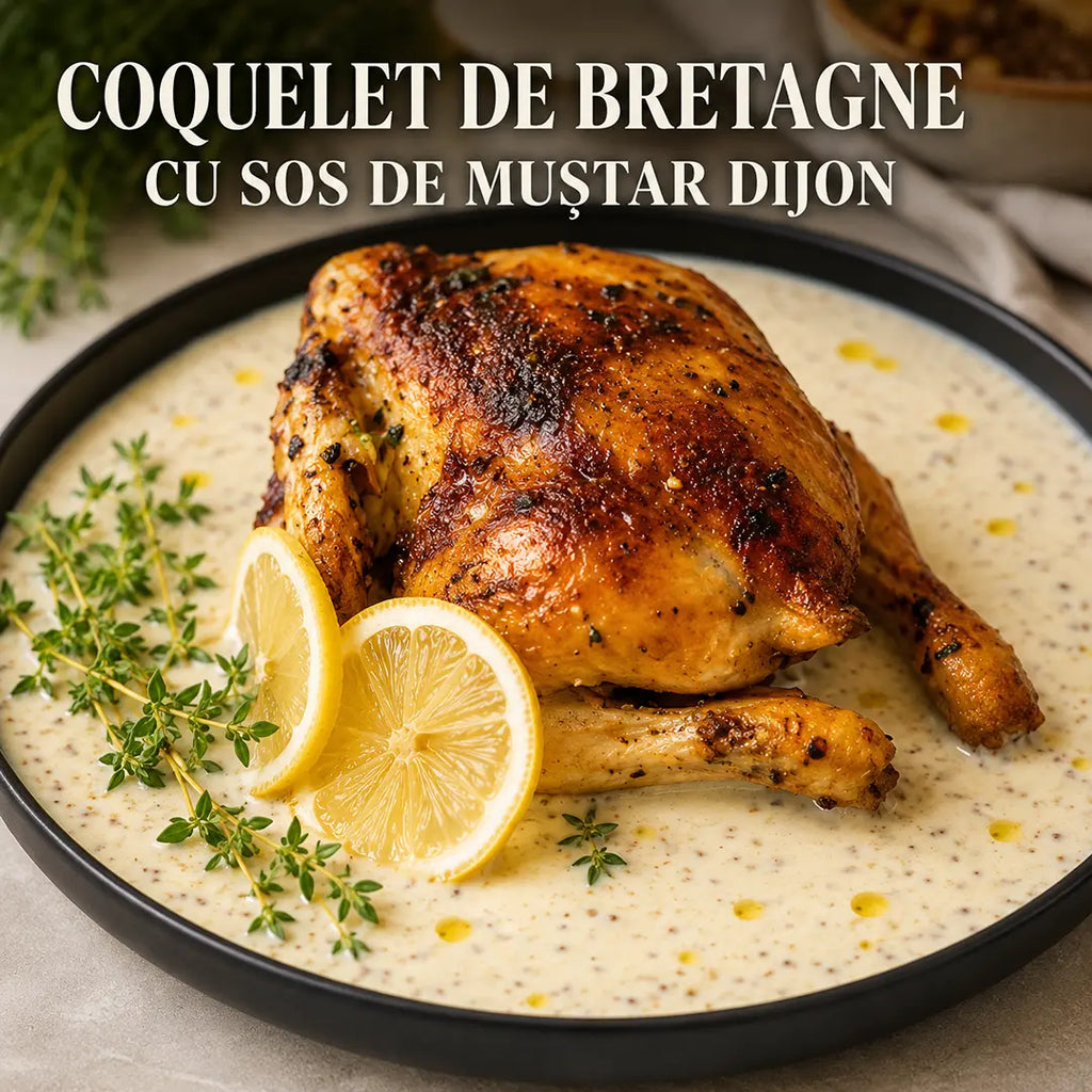 COQUELET DE BRETAGNE CU SOS DE MUȘTAR DIJON