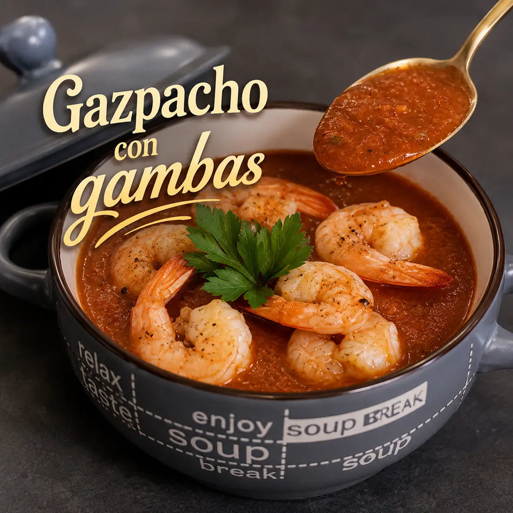 GAZPACHO CON GAMBAS