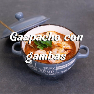 GAZPACHO CON GAMBAS