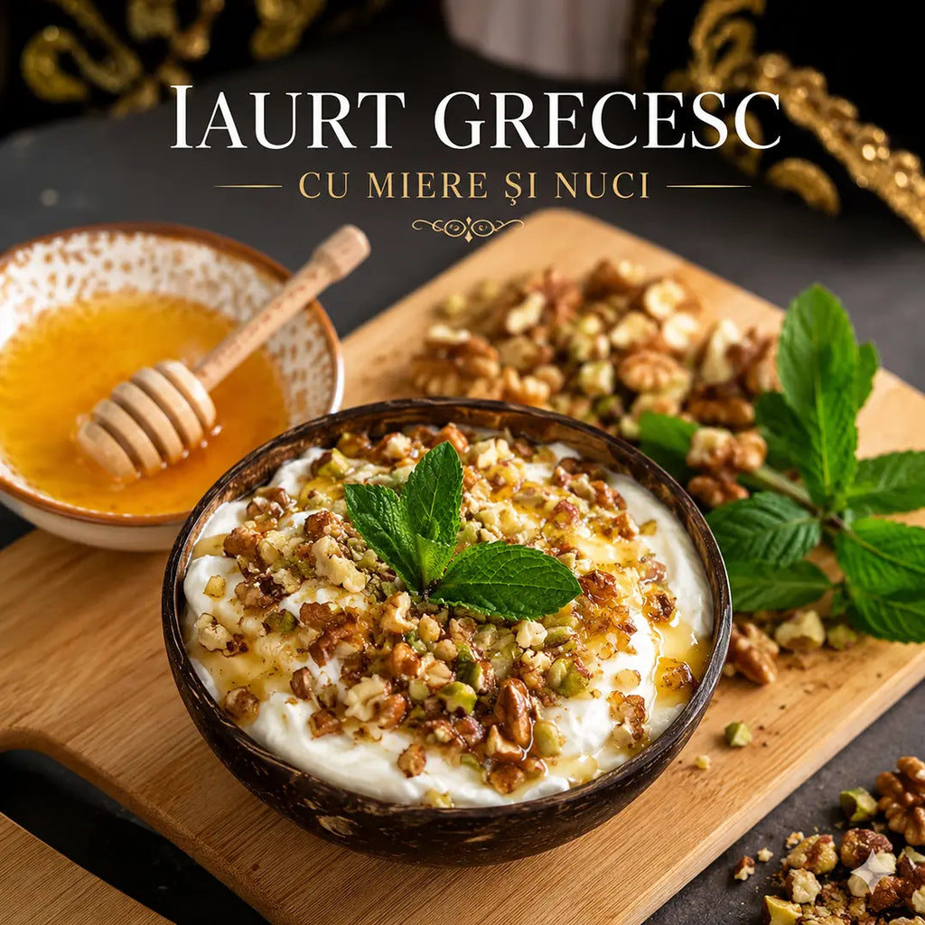 IAURT GRECESC CU MIERE ȘI NUCI