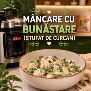 MÂNCARE CU BUNĂSTARE (STUFAT DE CURCAN)