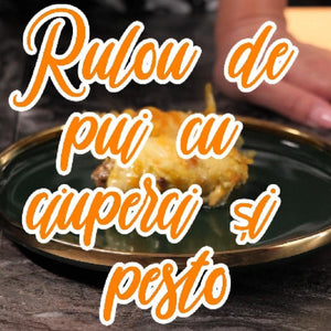 RULOURI DE PUI CU CIUPERCI ȘI PESTO
