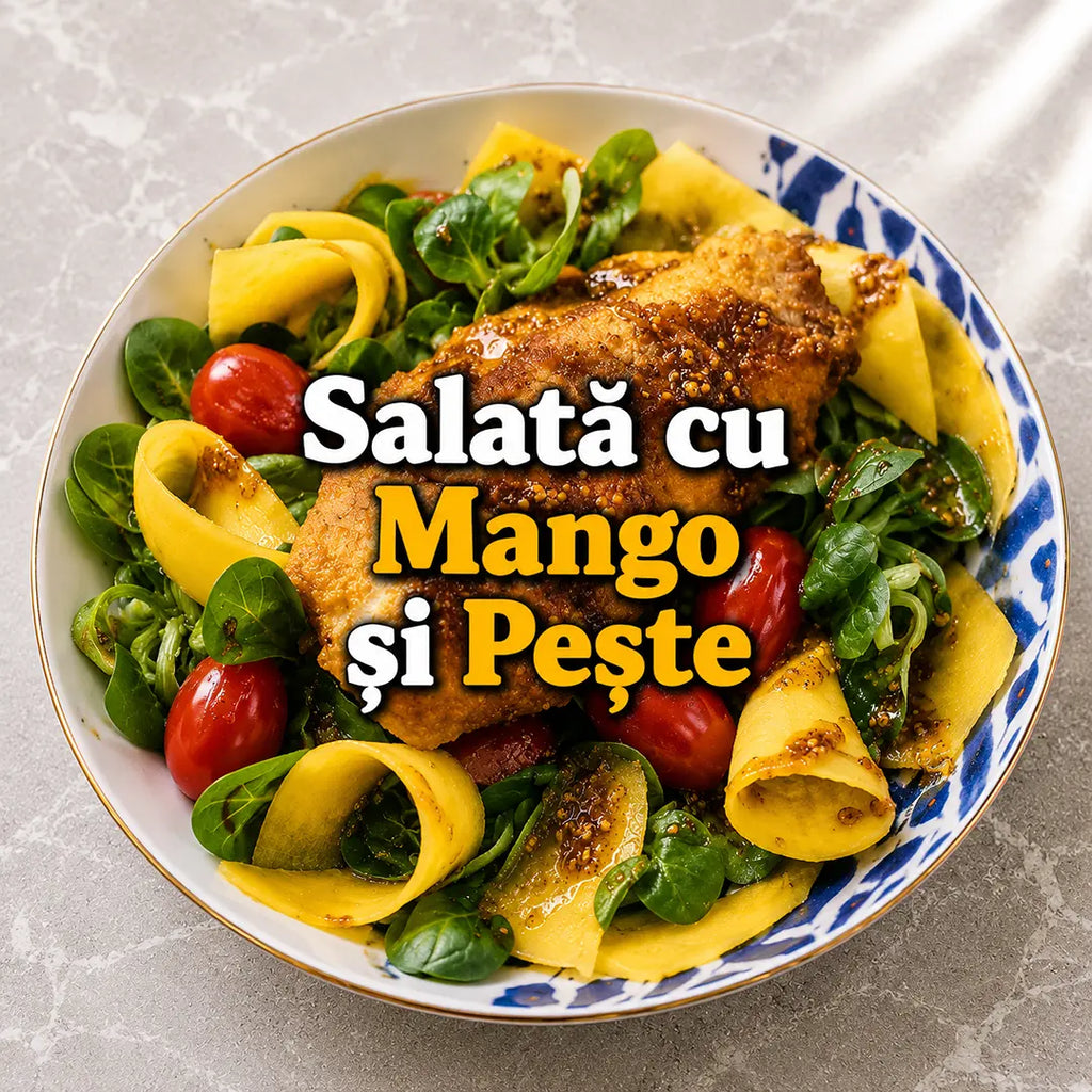 SALATĂ CU MANGO ȘI PEȘTE