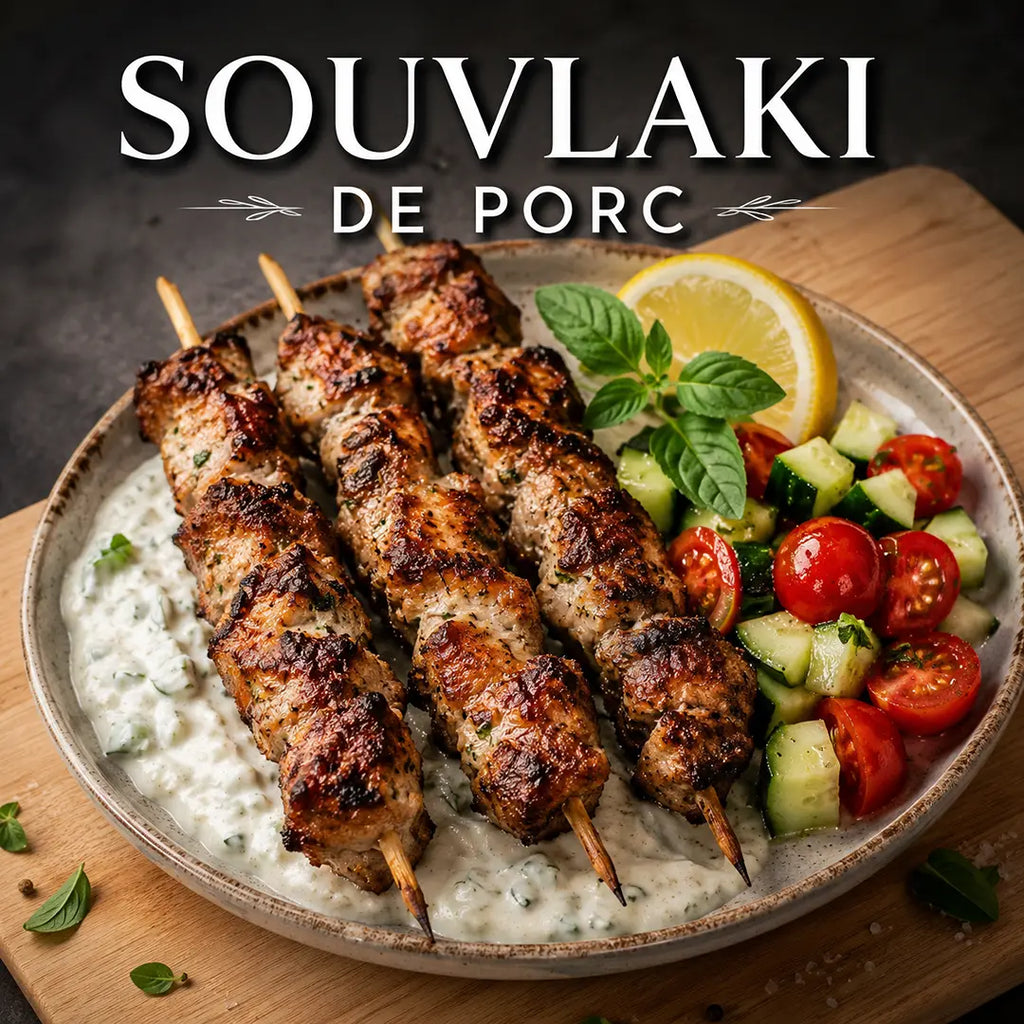SOUVLAKI DE PORC