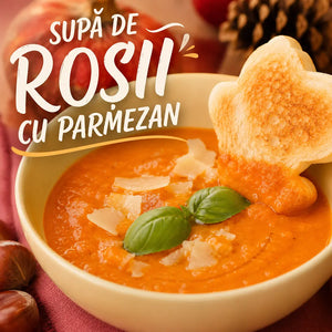 SUPĂ DE ROȘII CU PARMEZAN
