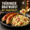 THÜRINGER BRATWURST MIT KRAUTSALAT